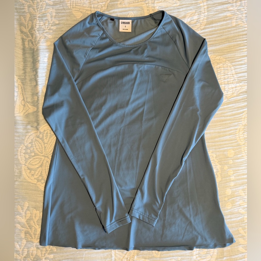 Gymshark Long Sleeve Tee - Blue
